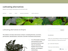 Tablet Screenshot of cultivatingalternatives.com